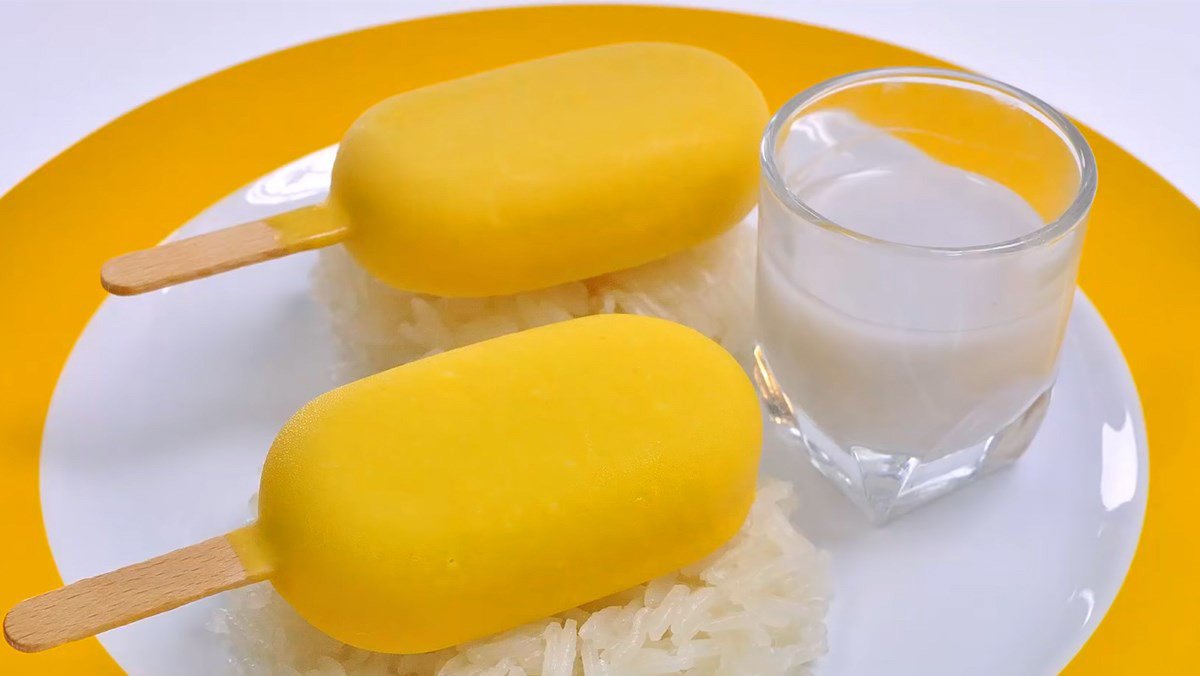 Cách làm kem xôi xoài Thái Lan dẻo mềm, ngọt mát ai ăn cũng mê
