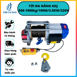 Tời Đa Năng KDJ 500-1000/100m/3.0kw/220V
