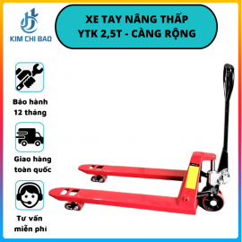 xe nâng tay thấp YTK 3T - Càng hẹp - Không cân 