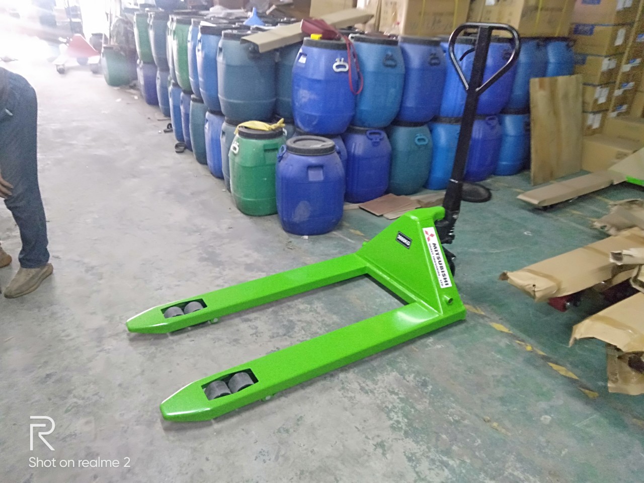 Xe nâng tay thấp Mitsubishi chính hãng tại Kim Chi Bảo