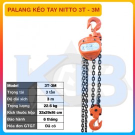Palang Kéo Tay NITTO 3T- 3M