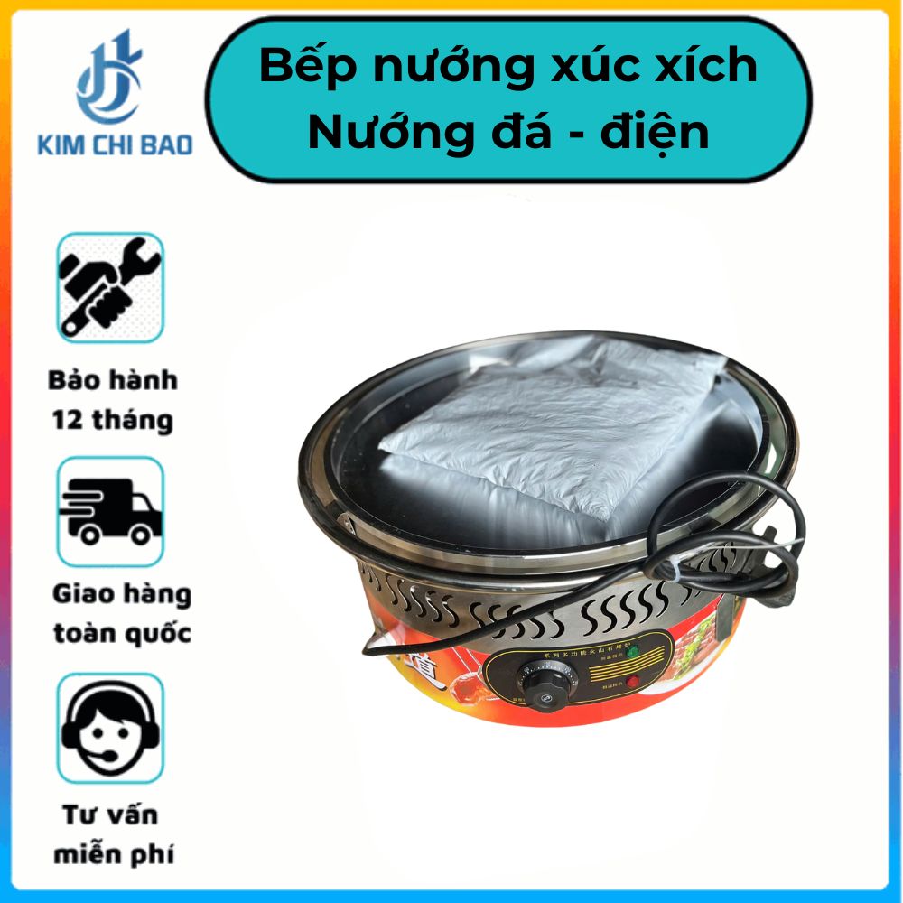 Bếp nướng đá xúc xích, lạp xưởng - Điện 220V