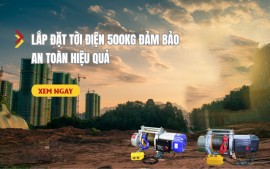 Lắp đặt tời điện 500kg đảm bảo an toàn hiệu quả