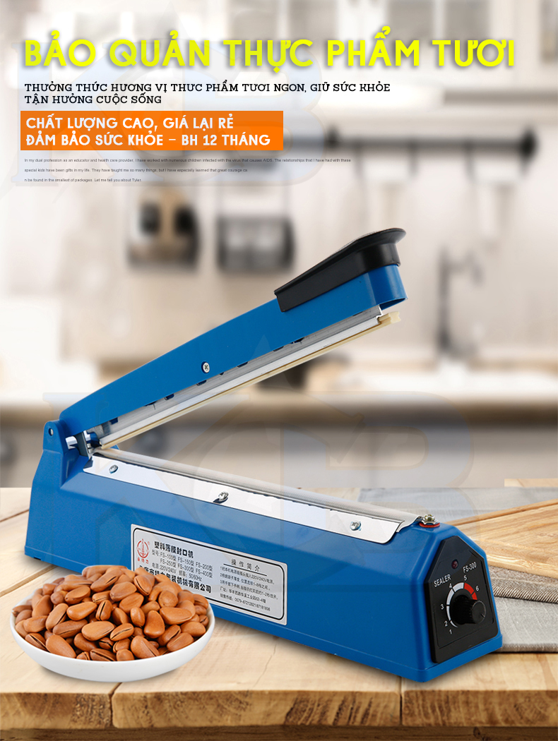 Máy hàn miệng túi bằng tay có ưu điểm gì nổi trội?