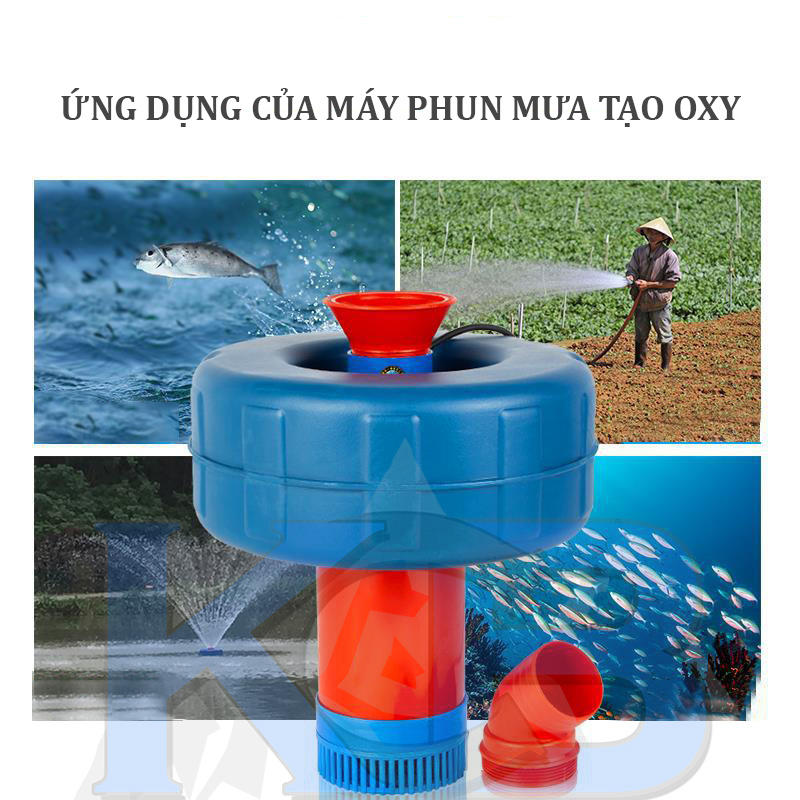 máy bơm nước tạo oxy hòa tan cho hồ cá