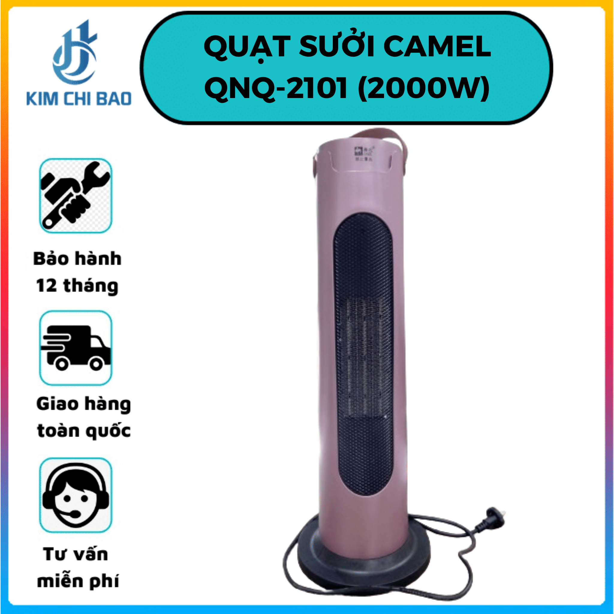Quạt sưởi gốm Camel QNQ - 2101 (2000W)