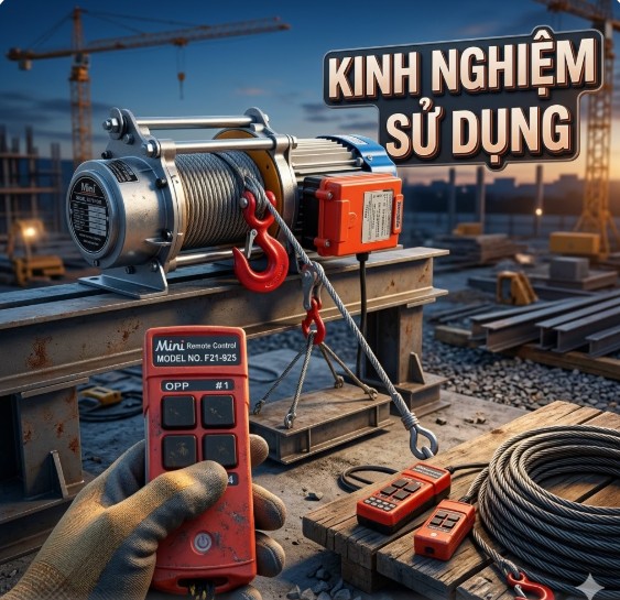 Bí Quyết Nâng Hạ An Toàn Và Kinh Nghiệm Sử Dụng Tời Kento Bền Bỉ 10 Năm