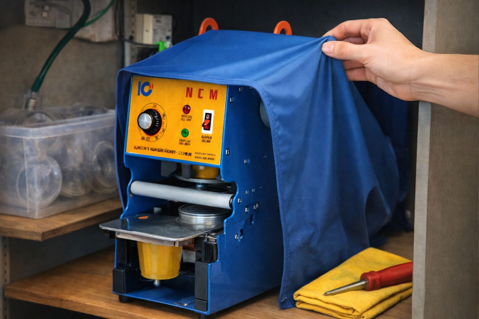 Cách bảo quản máy ép miệng ly đúng cách để máy bền lâu