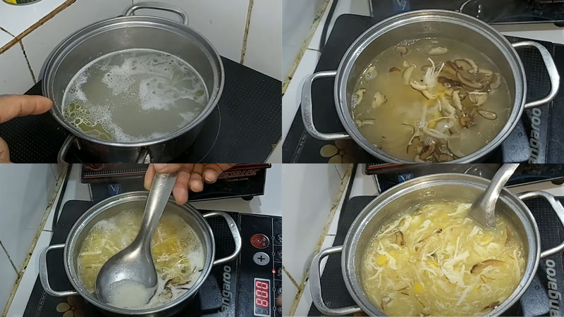 cách nấu súp gà 