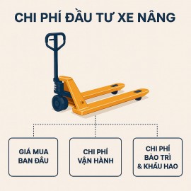 Chi phí đầu tư xe nâng Tính toán tổng chi phí sở hữu hiệu quả