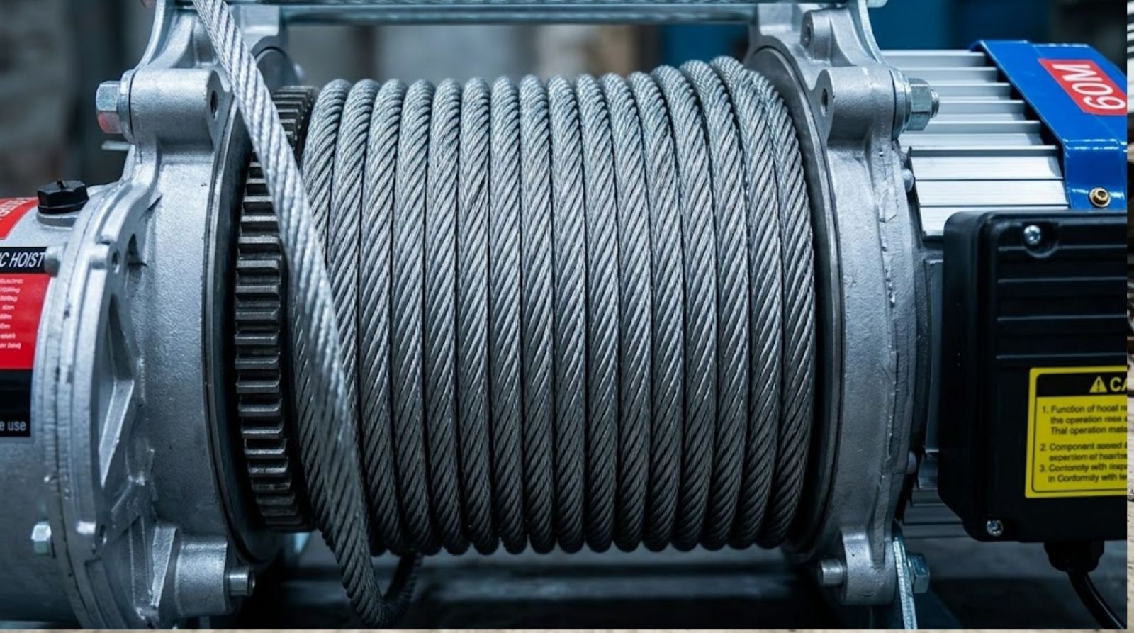 Chiều dài cáp của tời đất đa năng KDJ từ 30m đến 100m