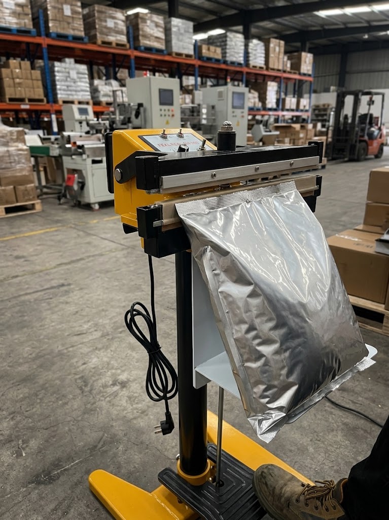 Máy dập màng nhôm bằng chân JT cho đường hàn siêu rộng