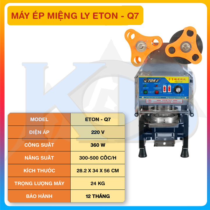 Máy ép ly tự động Eton-Q7