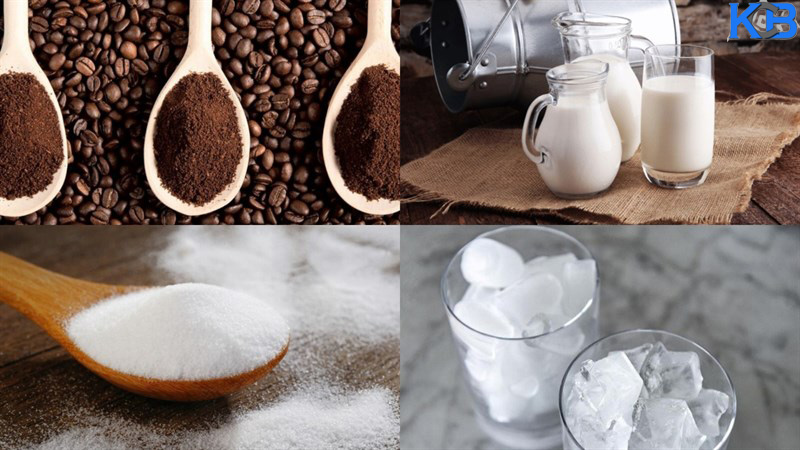 Nguyên liệu làm Dalgona latte