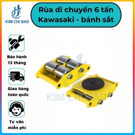 Rùa di chuyển kawasaki 6 tấn bánh sắt