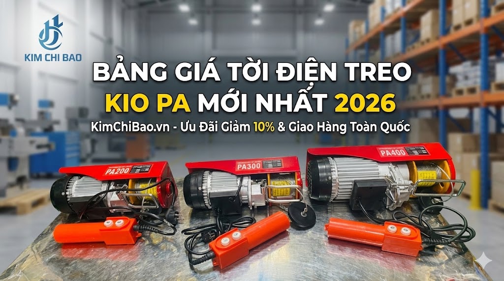 Tời điện treo KIO PA chính hãng tại KimChiBao.vn