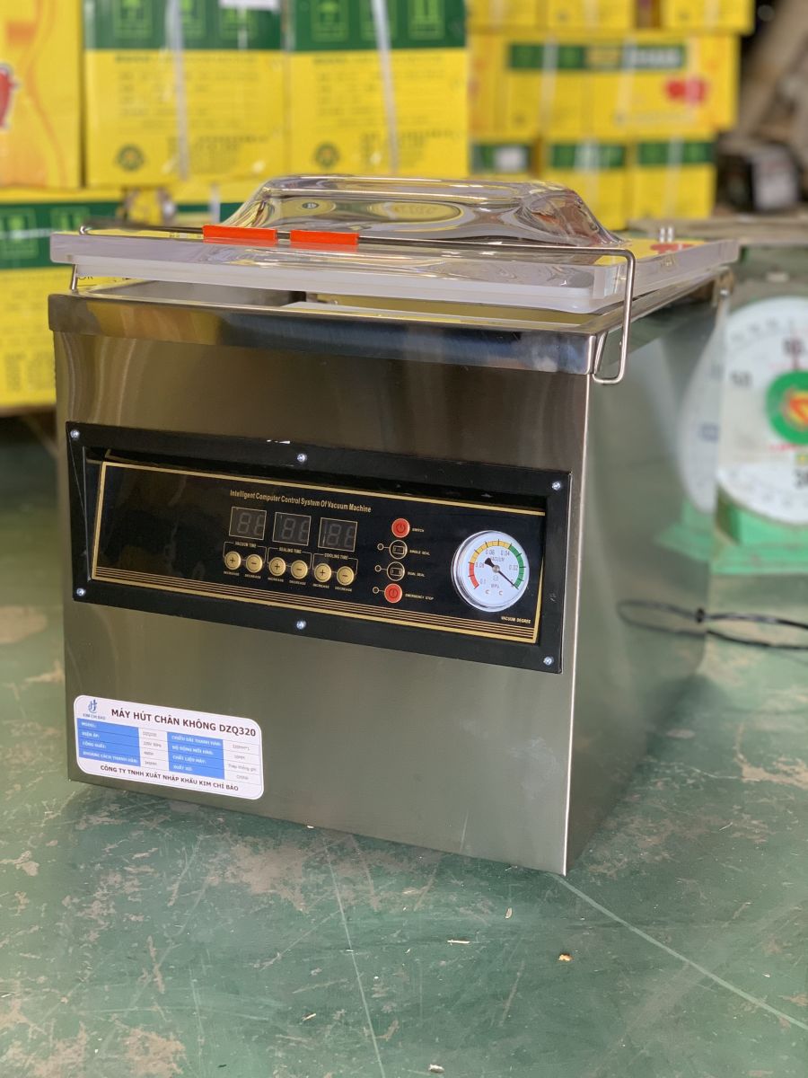 Máy hút chân không công nghiệp DZQ320 Kim Chi Bảo công suất 680W
